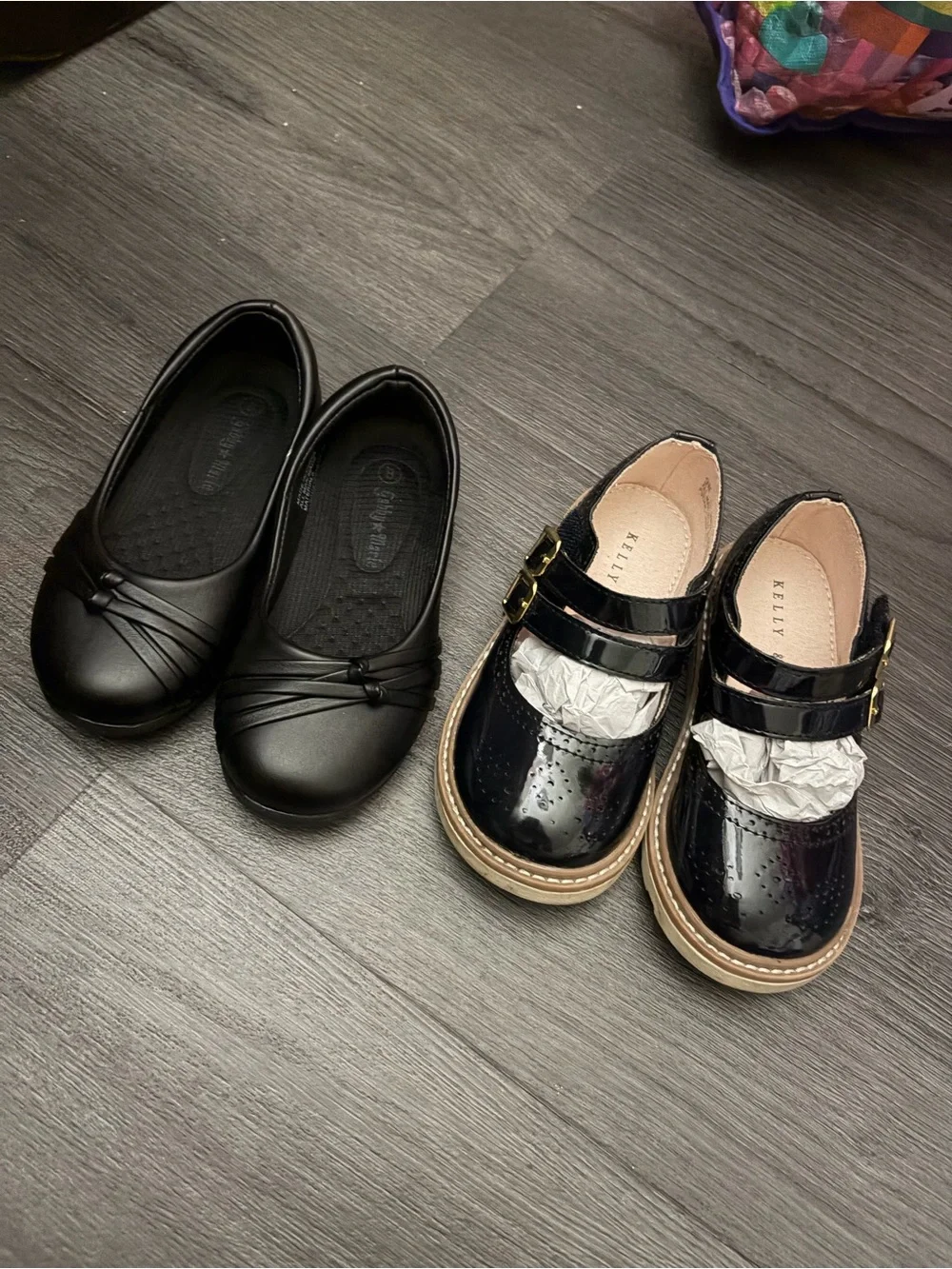 Kids Black Mary Jane Dress Shoes -
